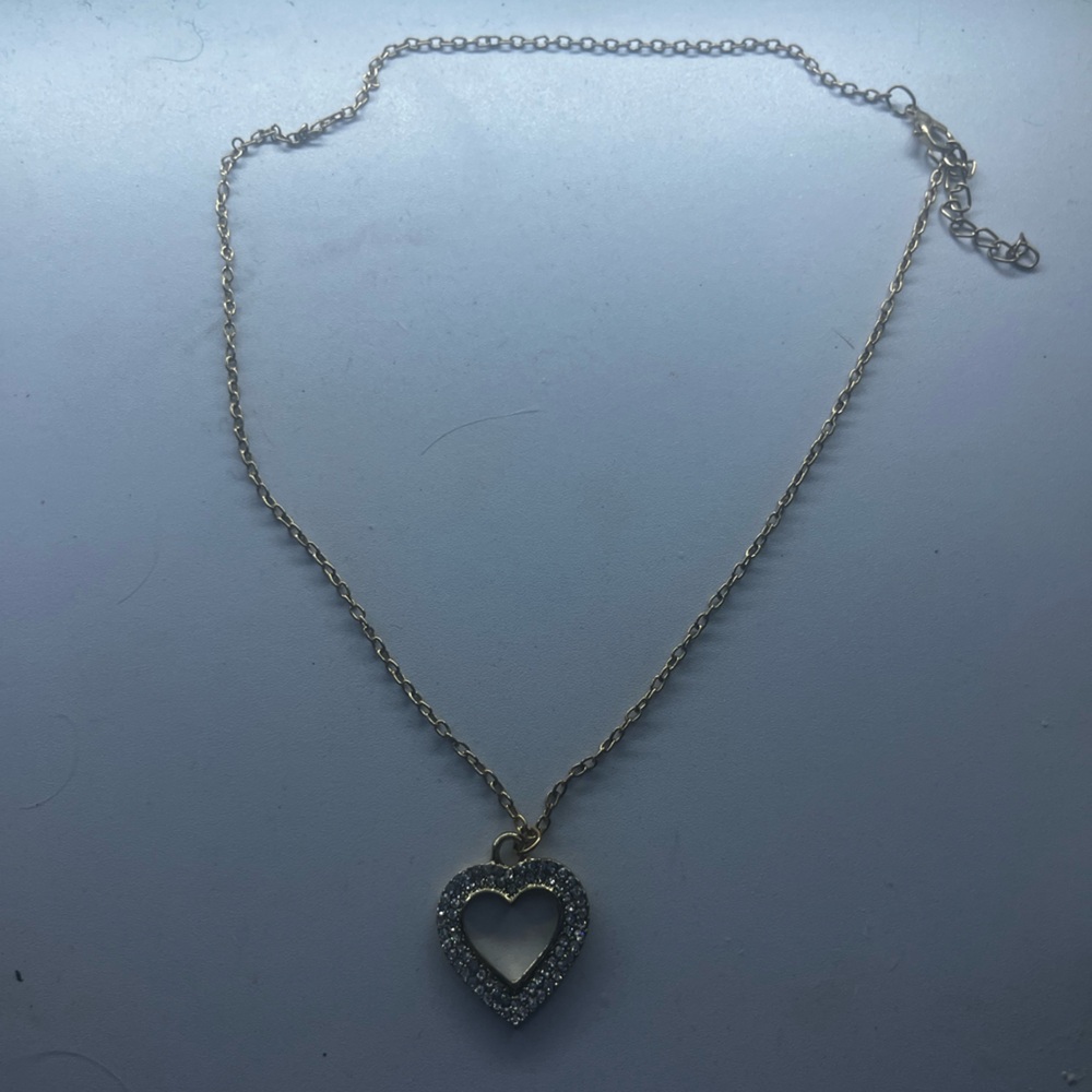 Elegant Gold Heart Pendant Necklace